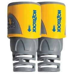 Hozelock Hose End Connector Twin Pack 12.5mm & 15mm