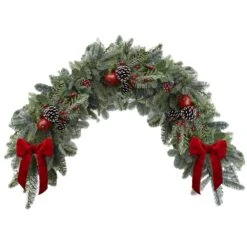 Luxury Decorated Christmas Garland (Merry, 100cm)