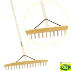 Wooden Rake - 16 Teeth